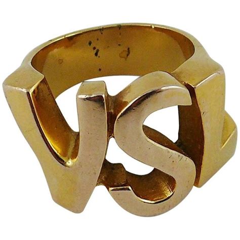 ysl ring gold|ysl rings for sale.